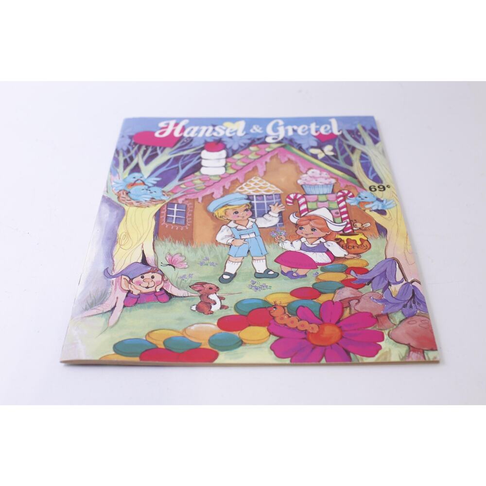 Hansel & Gretel, Uncolored Coloring and Activity Book, 1986, Landoll, Fairy Tale
